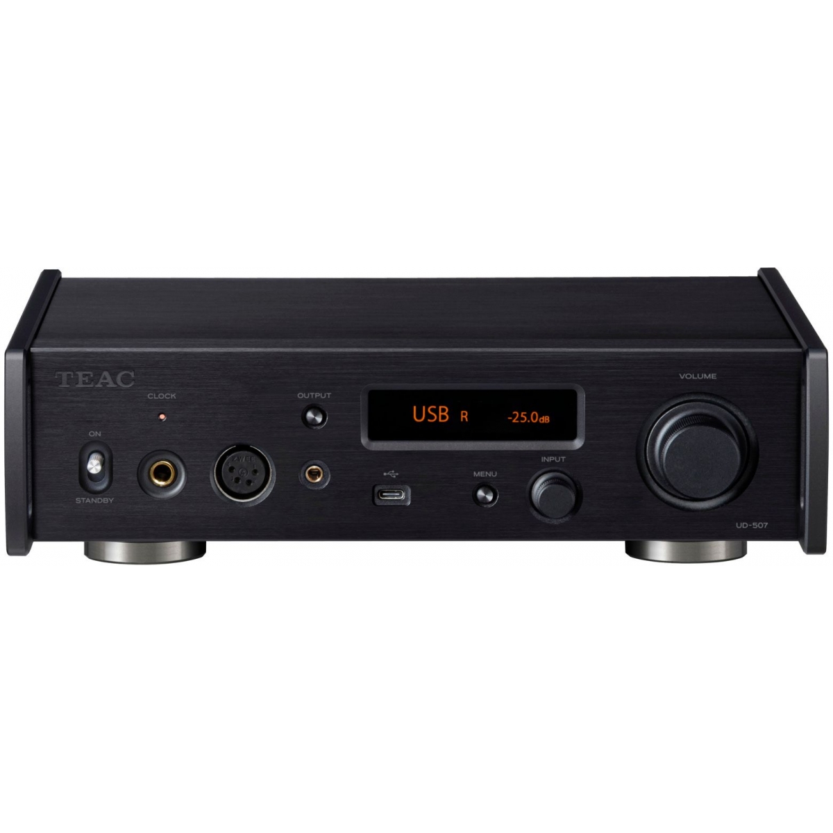 Teac UD-507 USB 解碼/前級放大器/耳機擴音機 (黑色)